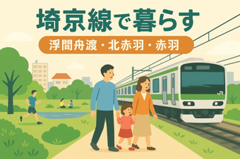 埼京線で暮らす｜浮間舟渡・北赤羽・赤羽の魅力と賃貸相場　の画像