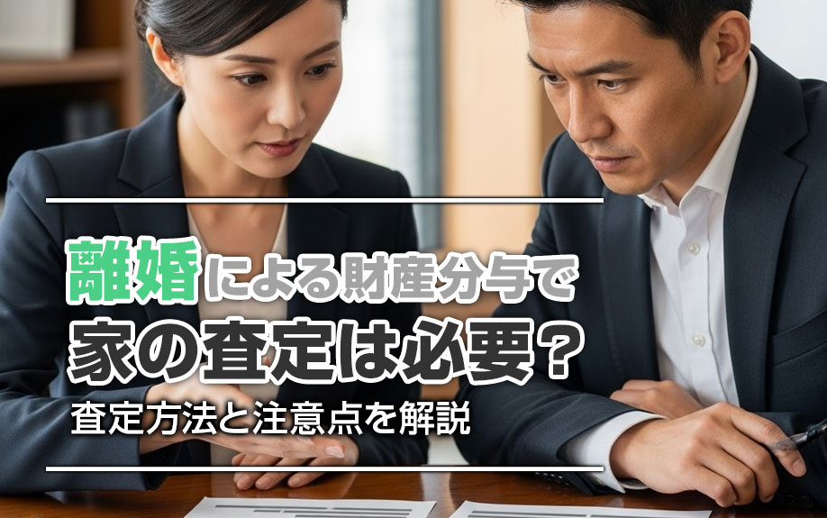離婚による財産分与で家の査定は必要？査定方法と注意点を解説の画像