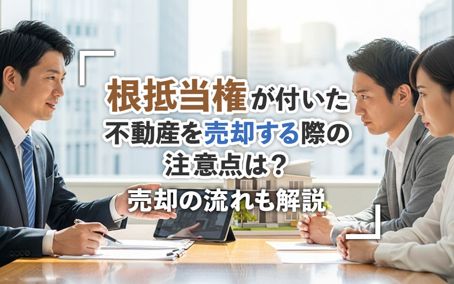 根抵当権が付いた不動産を売却する際の注意点は？売却の流れも解説