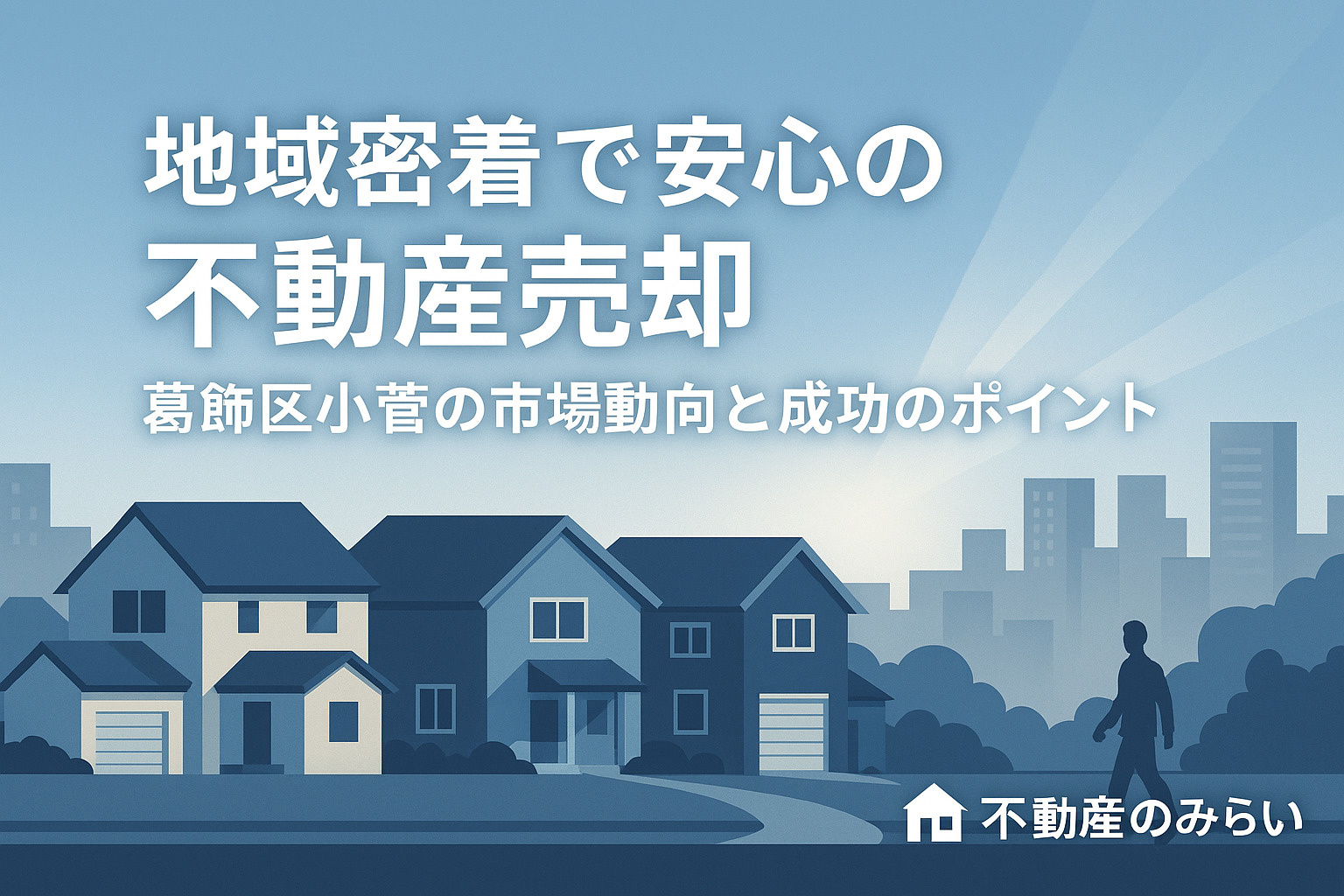 地域密着で安心の不動産売却｜葛飾区 小菅の市場動向と成功のポイントの画像