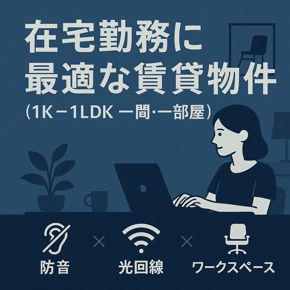 在宅勤務に適した賃貸の選び方は？テレワーク向け物件の工夫も紹介の画像