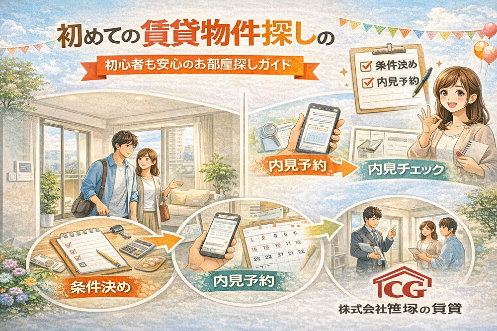 賃貸の選び方が分からない方必見！内見ポイントと注意点を紹介の画像