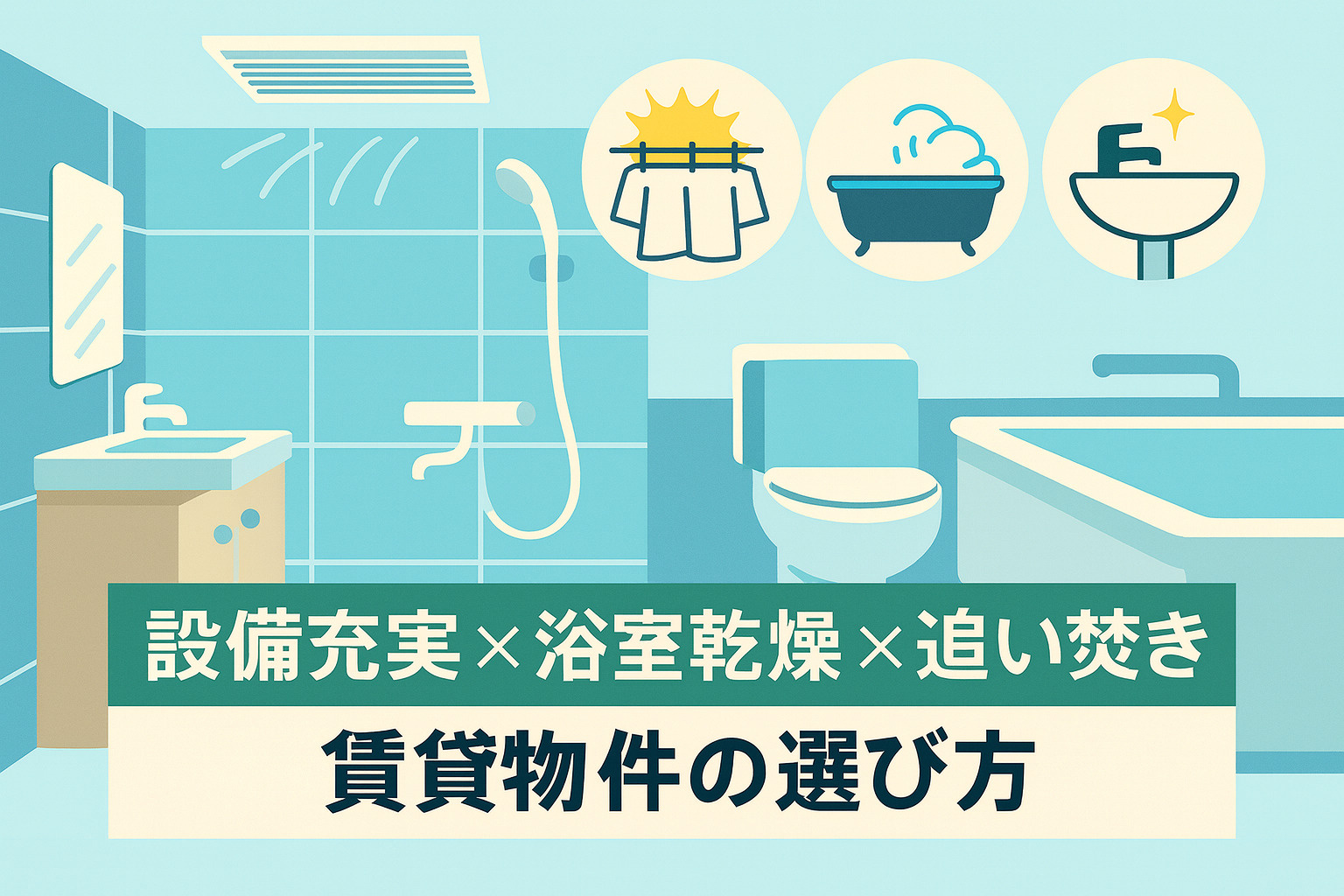 設備充実の賃貸は快適な暮らしを叶える?浴室乾燥付き賃貸の選び方も紹介の画像