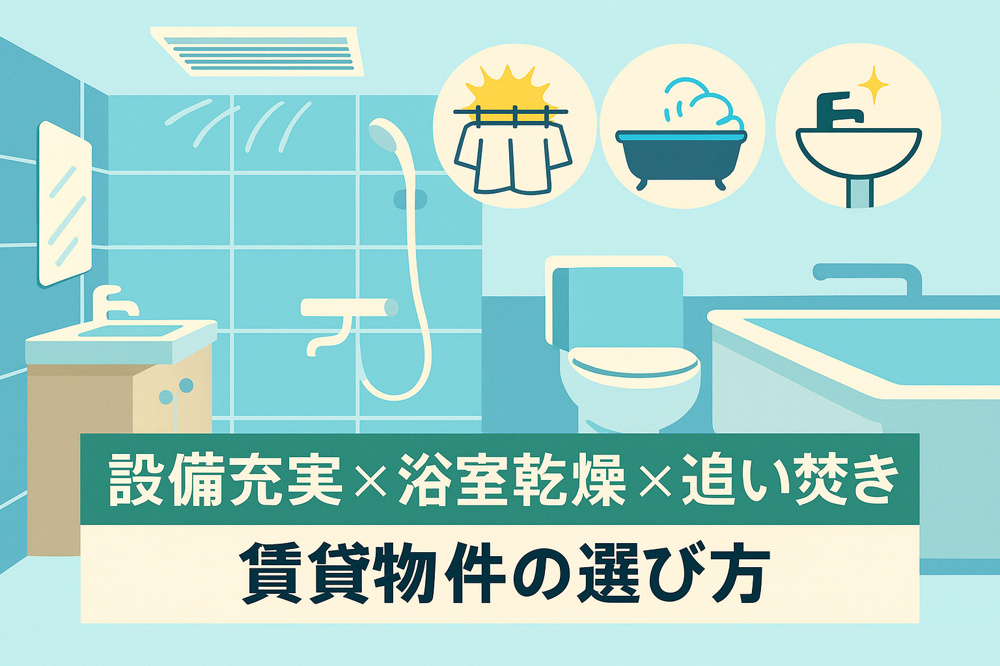 設備充実の賃貸は快適な暮らしを叶える？浴室乾燥付き賃貸の選び方も紹介の画像