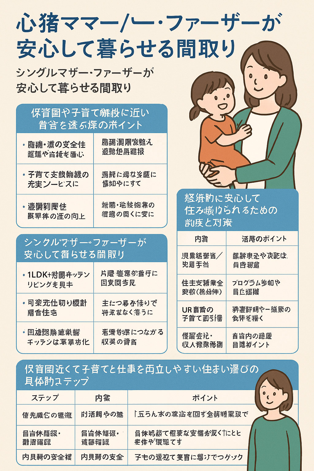 子育て向け賃貸の選び方とは？シングルマザー賃貸の注意点も解説の画像