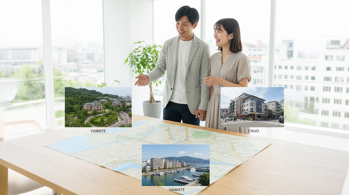 【芦屋の住みやすさ決定版】交通・教育で徹底比較！山手・中央・浜手、あなたに合うエリアは？の画像
