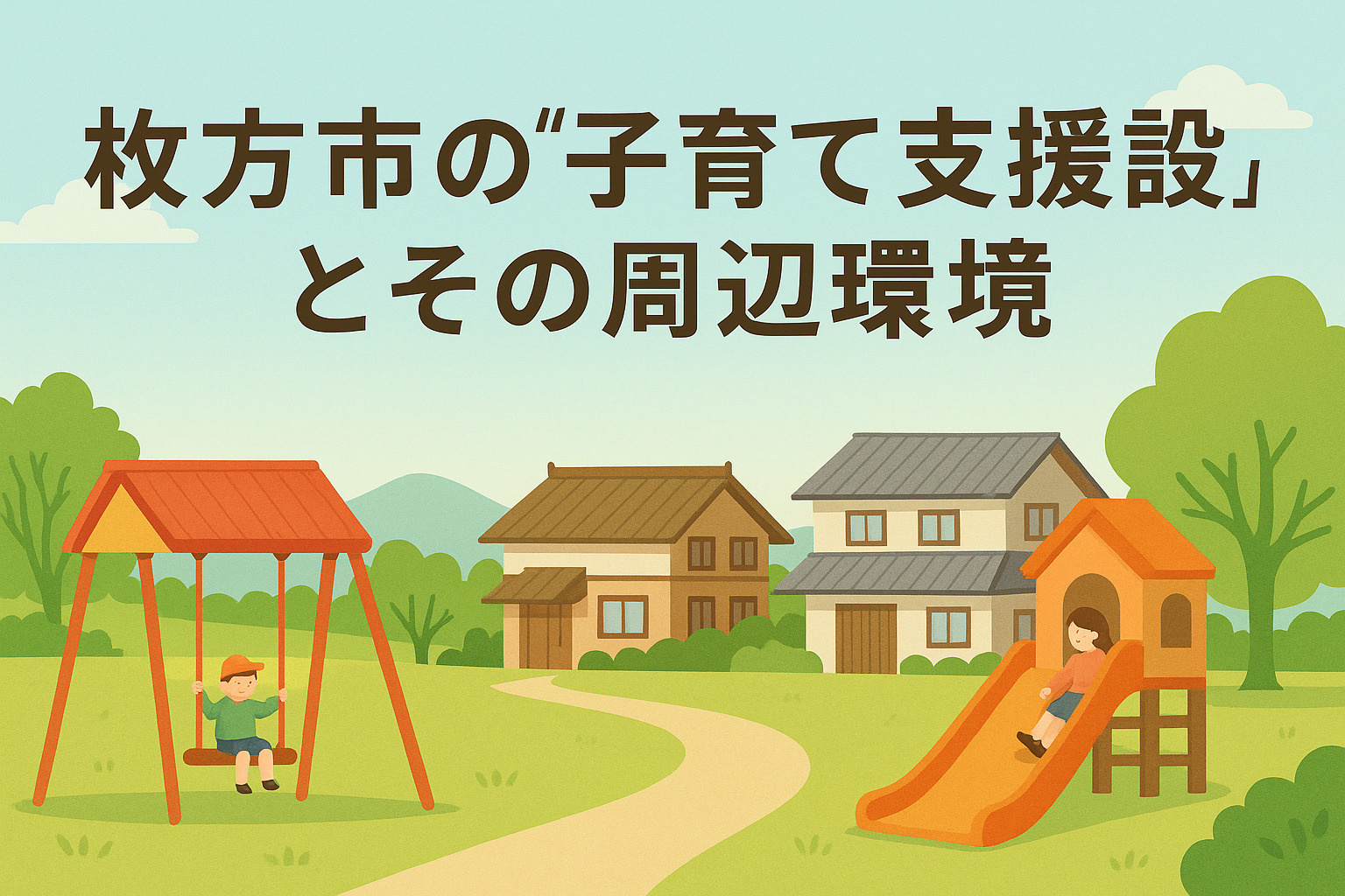 枚方市の“子育て支援施設”とその周辺環境の画像