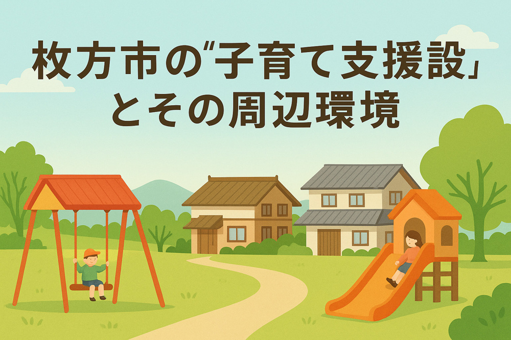 枚方市の“子育て支援施設”とその周辺環境の画像
