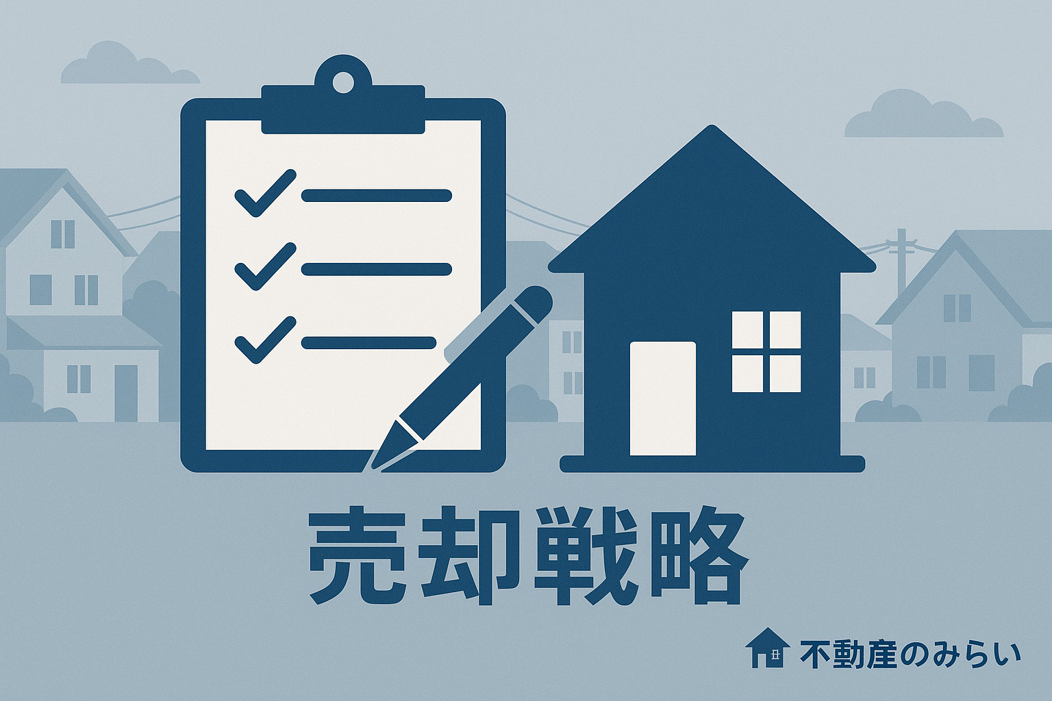 白鳥エリアの不動産市場動向を示すグラフと住宅街のシルエット画像