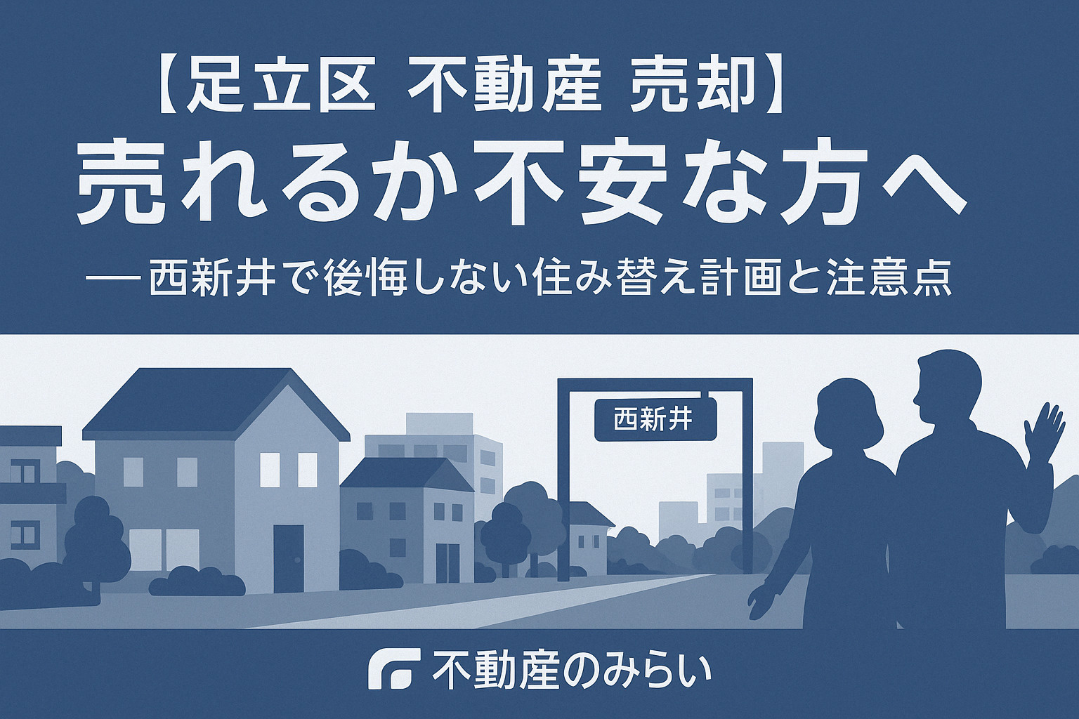 【足立区 不動産 売却】売れるか不安な方へ──西新井で後悔しない住み替え計画と注意点の画像
