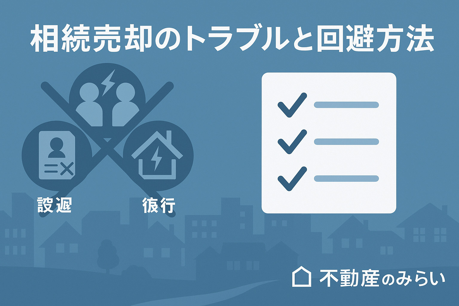築古でも売れる市場性と戦略を説明する販売イメージ図