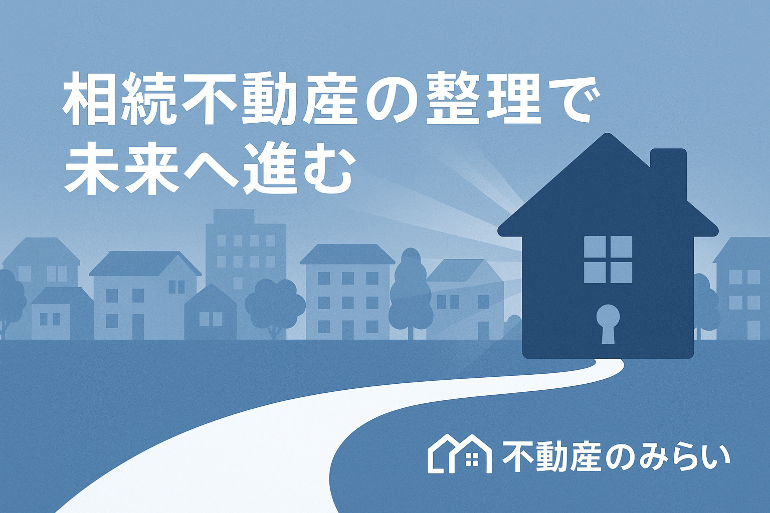 相続不動産の未来への整理と前向きな締めをイメージした画像