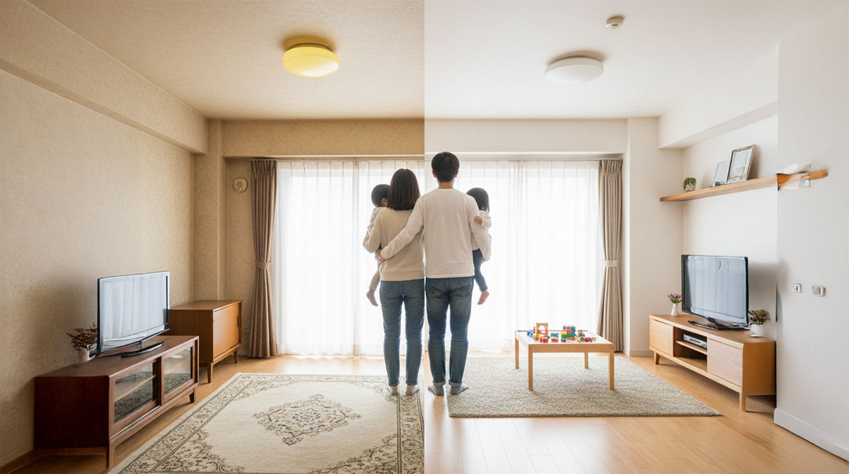 【芦屋・中古マンションリノベ】で叶える、理想の子育て空間｜プロが教える物件選びと設計のコツの画像