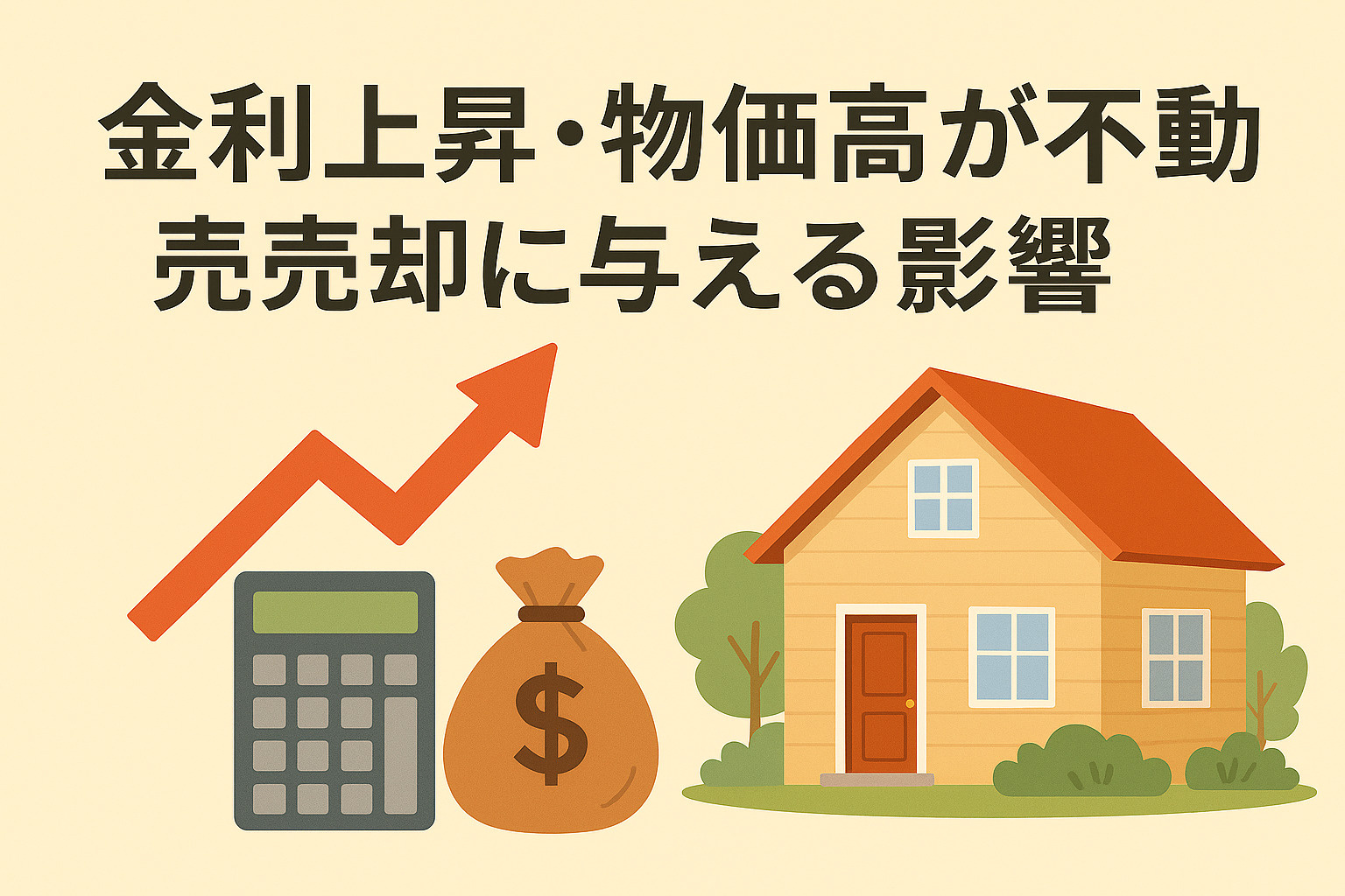 金利上昇・物価高が不動産売却に与える影響の画像