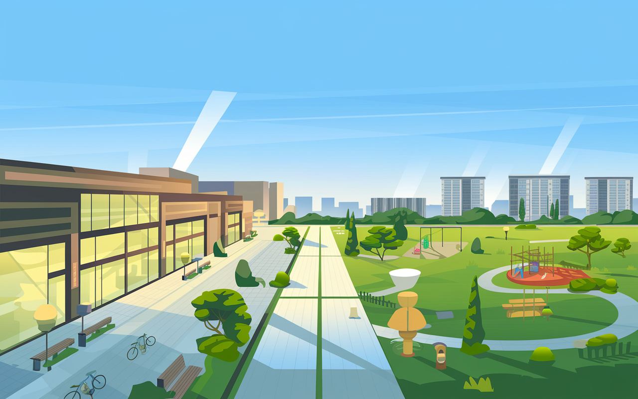 商業施設近くと公園近くどちらが快適？賃貸の立地選びに役立つ比較ポイントも紹介！の画像