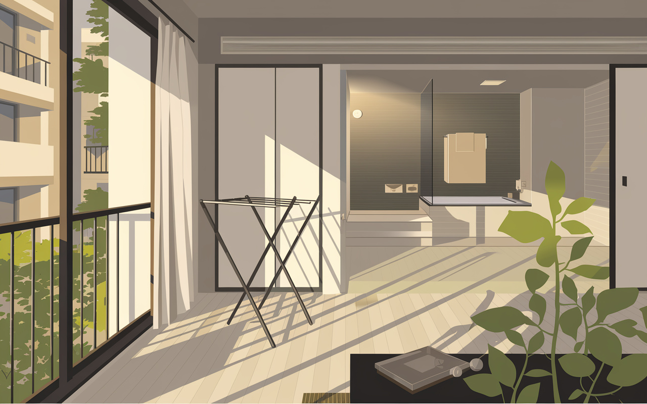 浴室乾燥機ありと部屋干しどちらが家賃に見合う？賃貸選びで知っておきたい比較ポイント！の画像