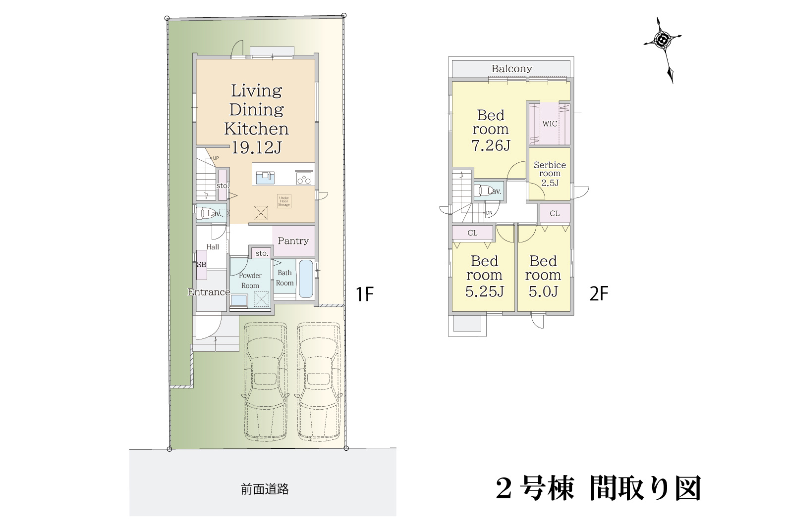 2号棟　間取り図