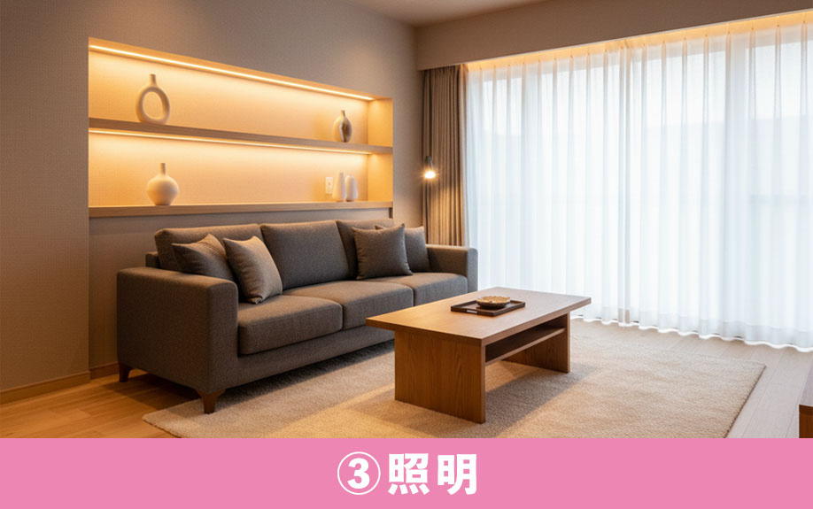 居住中でも家を高く売るコツ③照明