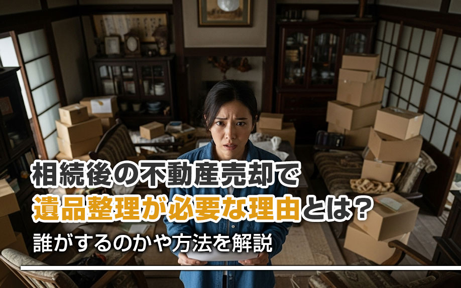 相続後の不動産売却で遺品整理が必要な理由とは？誰がするのかや方法を解説の画像