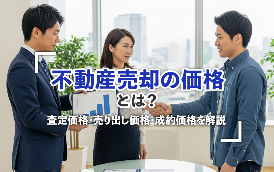 不動産売却の価格とは？査定価格・売り出し価格・成約価格を解説