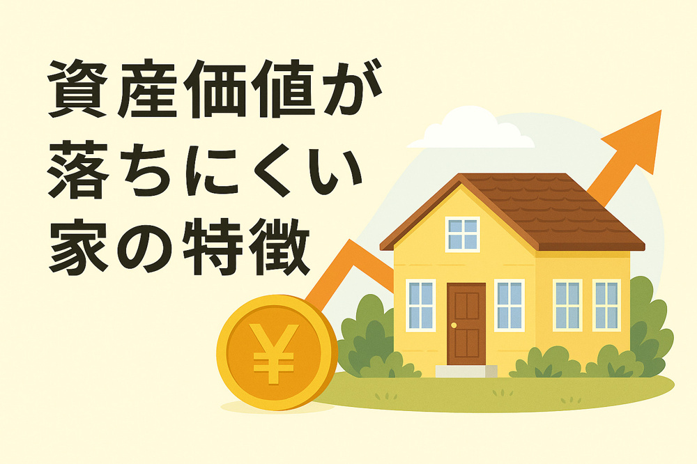 “資産価値が落ちにくい家”の特徴の画像