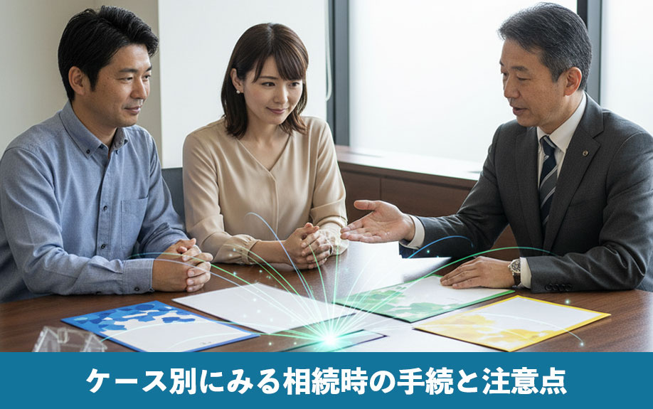 ケース別にみる相続時の手続と注意点