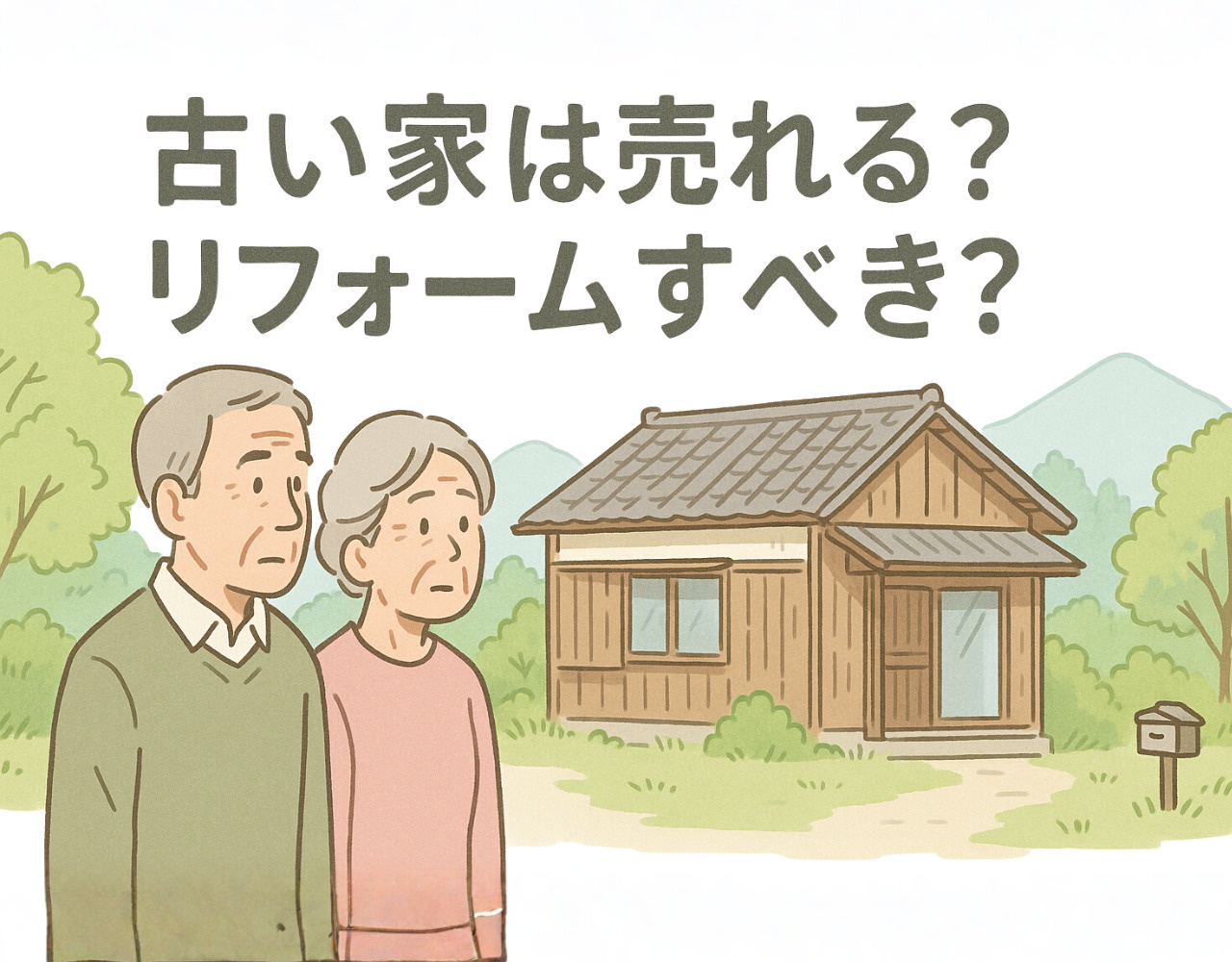 【古い家は売れる？リフォームすべき？築年数別に最適な選択肢を解説】の画像