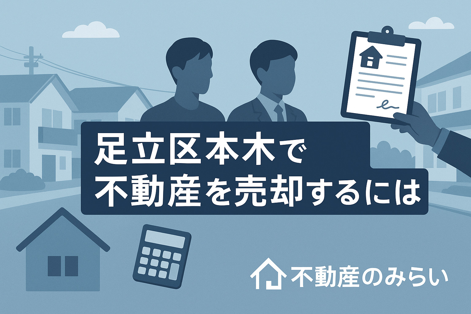 足立区本木（西町・東町・北町・南町）の市場性を説明する図