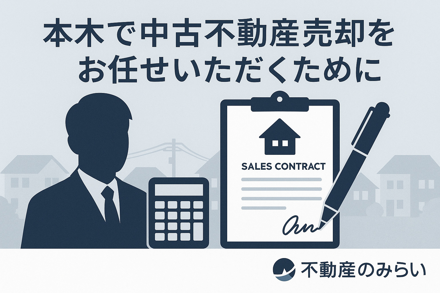 本木エリアの売却理由別（相続・住み替え・空き家）最適解を示す画像