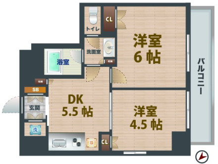 【ルーブル都立家政伍番館】の画像