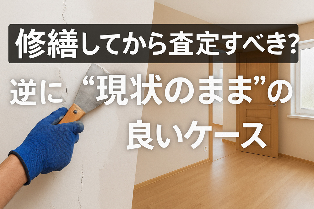 修繕してから査定すべき？逆に“現状のまま”の方が良いケースの画像
