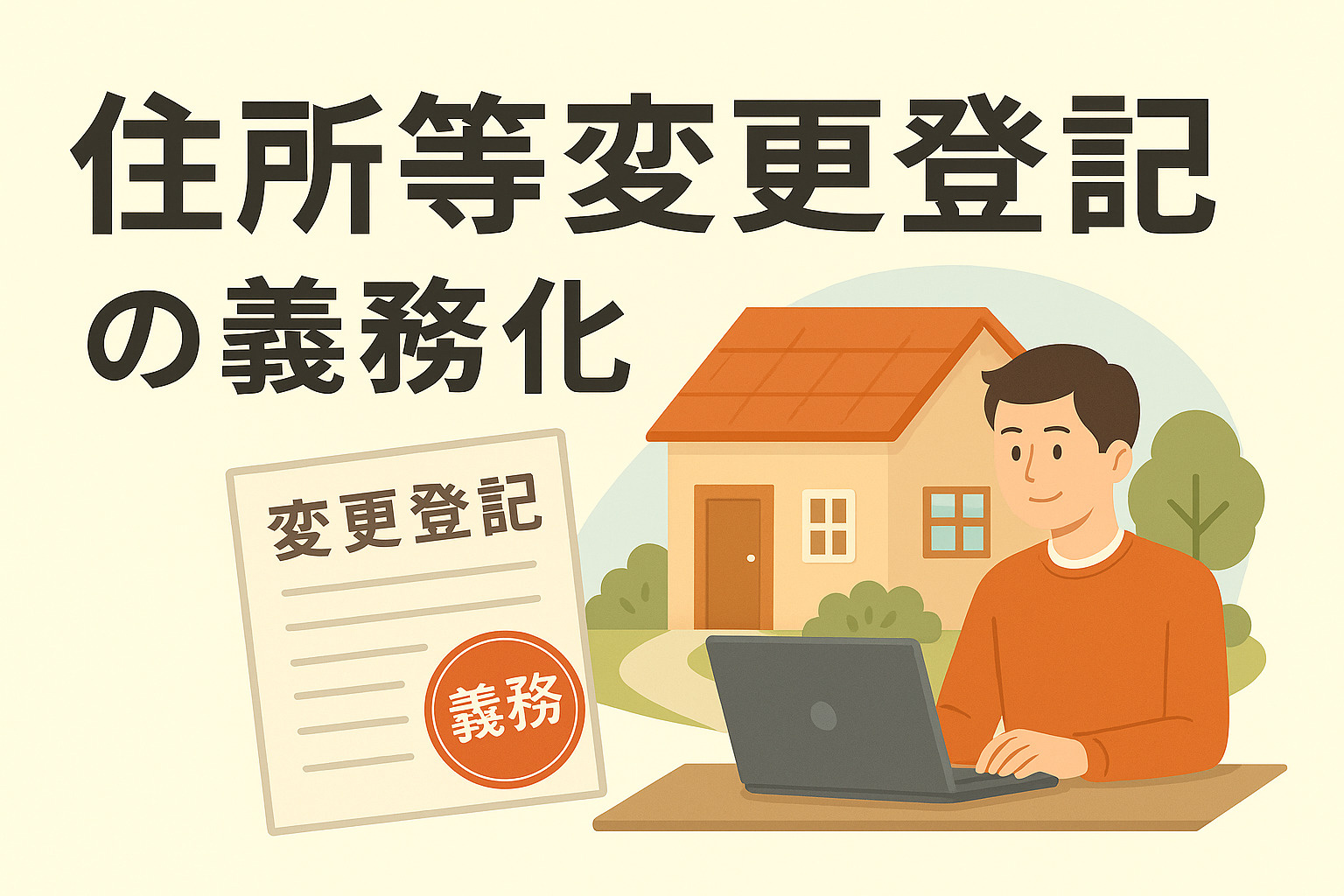 “住所変更登記の義務化”についての画像