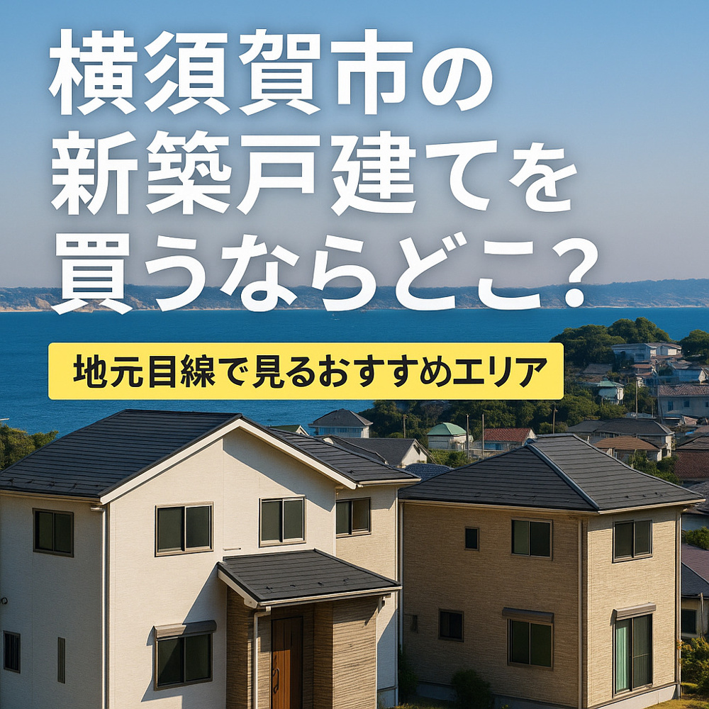 【横須賀市で新築戸建てを買うならどこ？地元目線で見るおすすめエリア】の画像