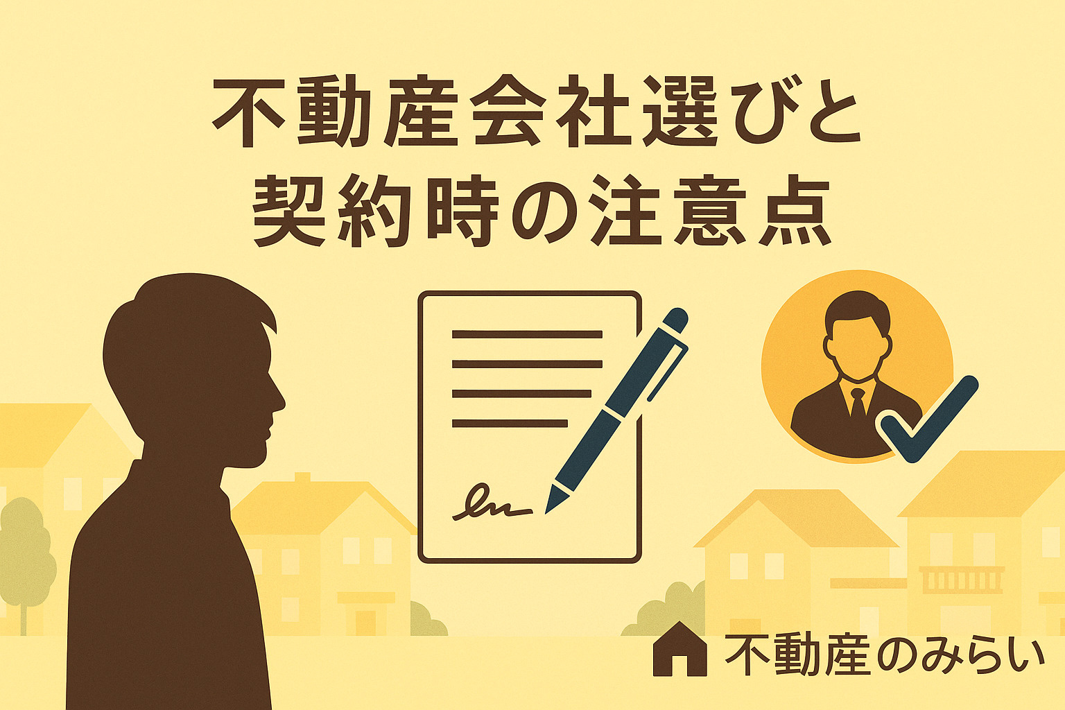 契約から引渡しまでのトラブル防止ポイントを解説する画像