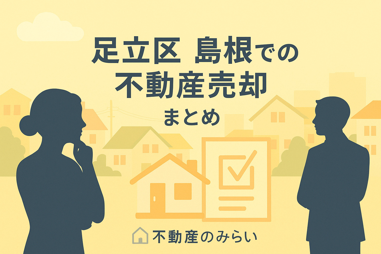 島根・平野の不動産売却全体のまとめを表現した画像