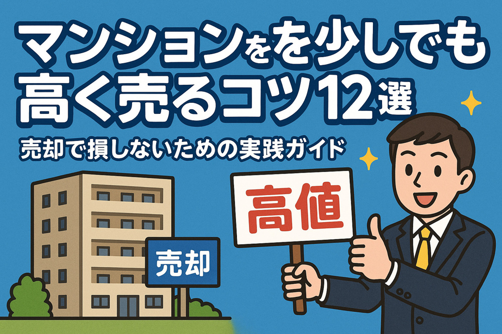マンションを少しでも高く売るコツ12選の画像