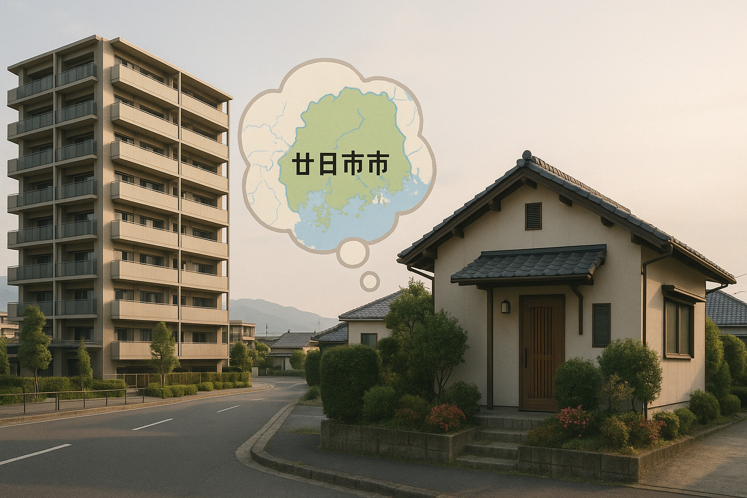 「マンションか、戸建てか、憧れの平屋か」廿日市の中古物件探しで迷子になっている方へ贈る、選び方のヒントの画像