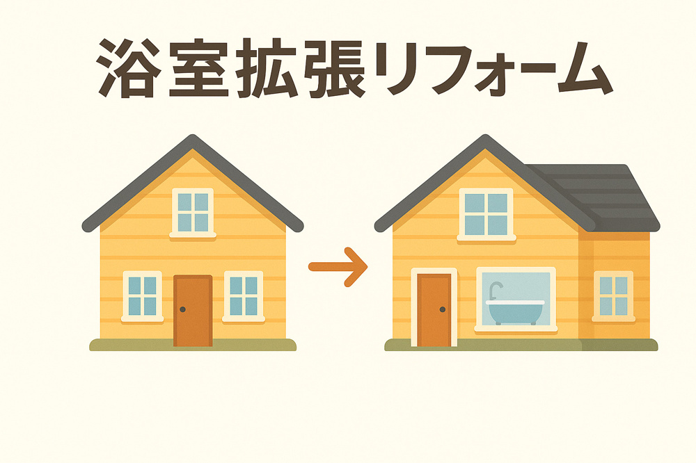 浴室拡張リフォームのすべての画像