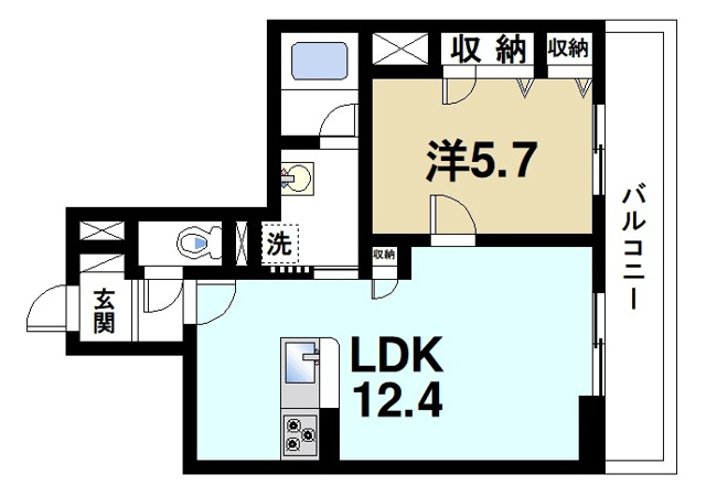 サクラ・メゾン　イーストの間取り図1