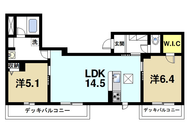 サクラ・メゾン　イーストの間取り図2