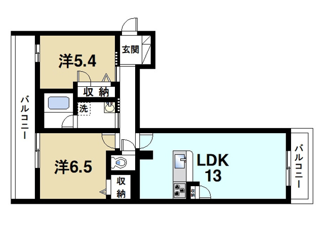 サクラ・メゾン　イーストの間取り図3