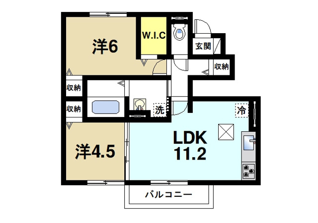 エトワールの間取り図1