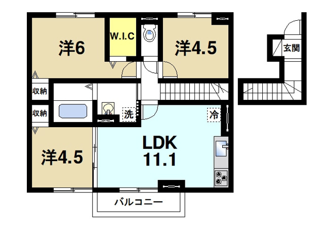 エトワールの間取り図2