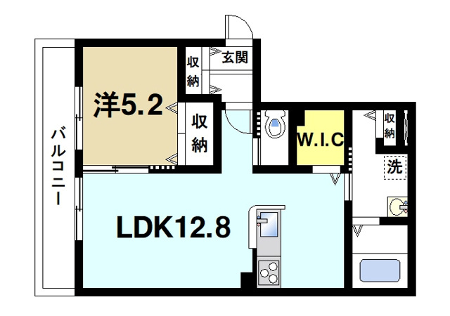 グランディール学園前の間取り図1