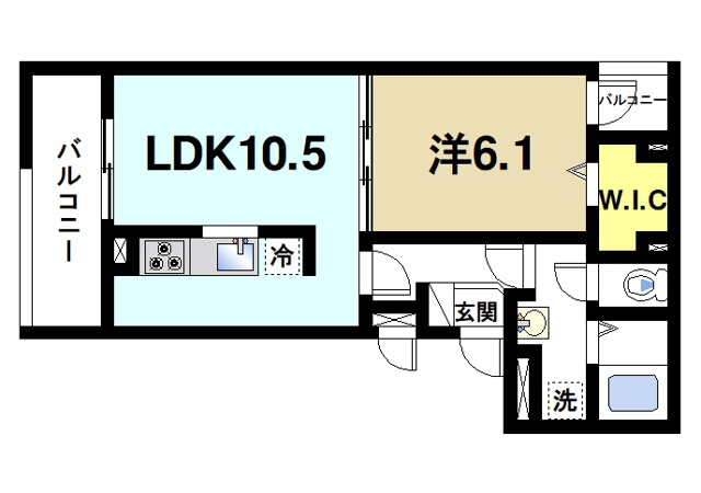 アプリコットⅣの間取り図2