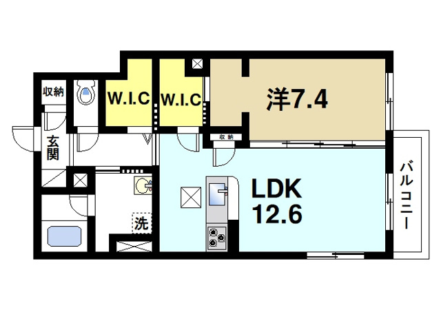 テラッセ奈良公園の間取り図1