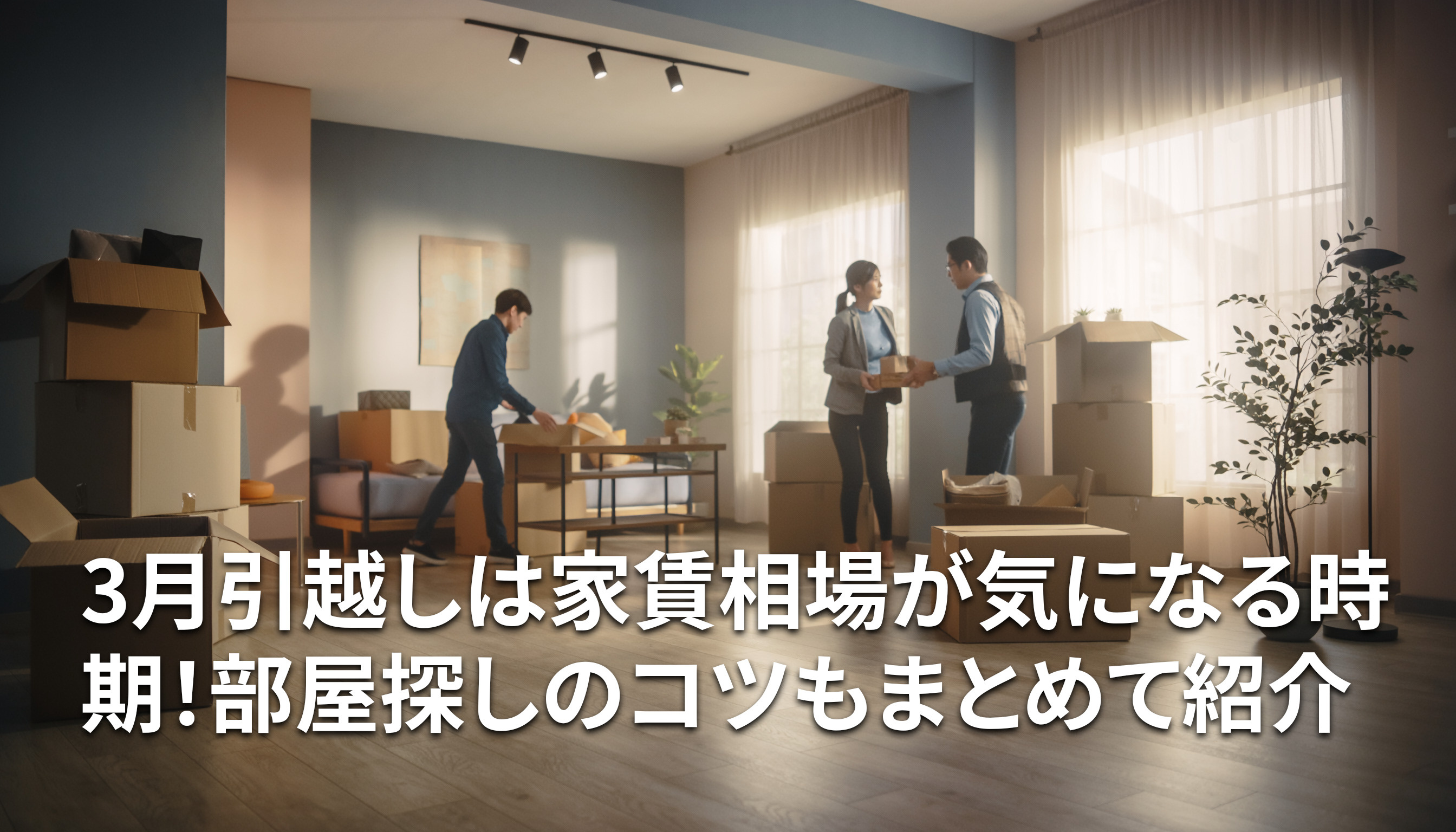3月引越しは家賃相場が気になる時期！部屋探しのコツもまとめて紹介の画像