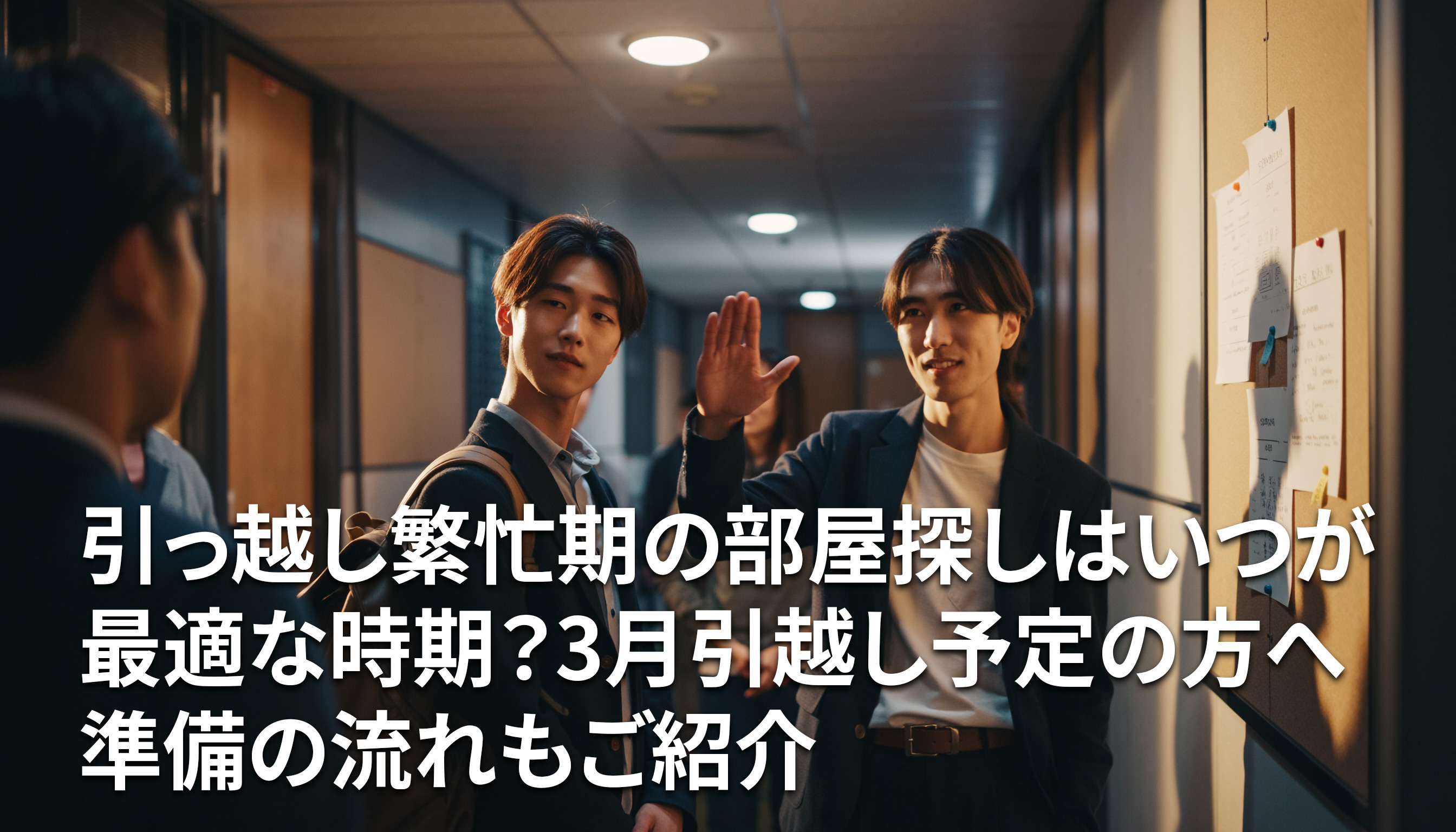 引っ越し繁忙期の部屋探しはいつが最適な時期？3月引越し予定の方へ準備の流れもご紹介の画像
