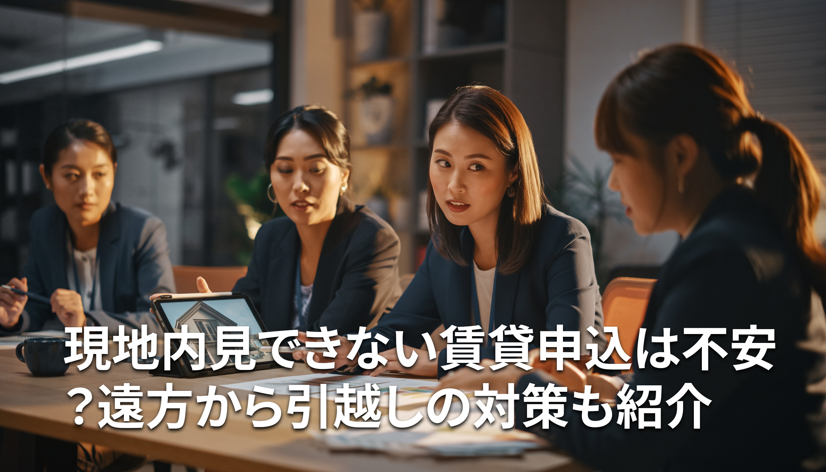 現地内見できない賃貸申込は不安？遠方から引越しの対策も紹介の画像