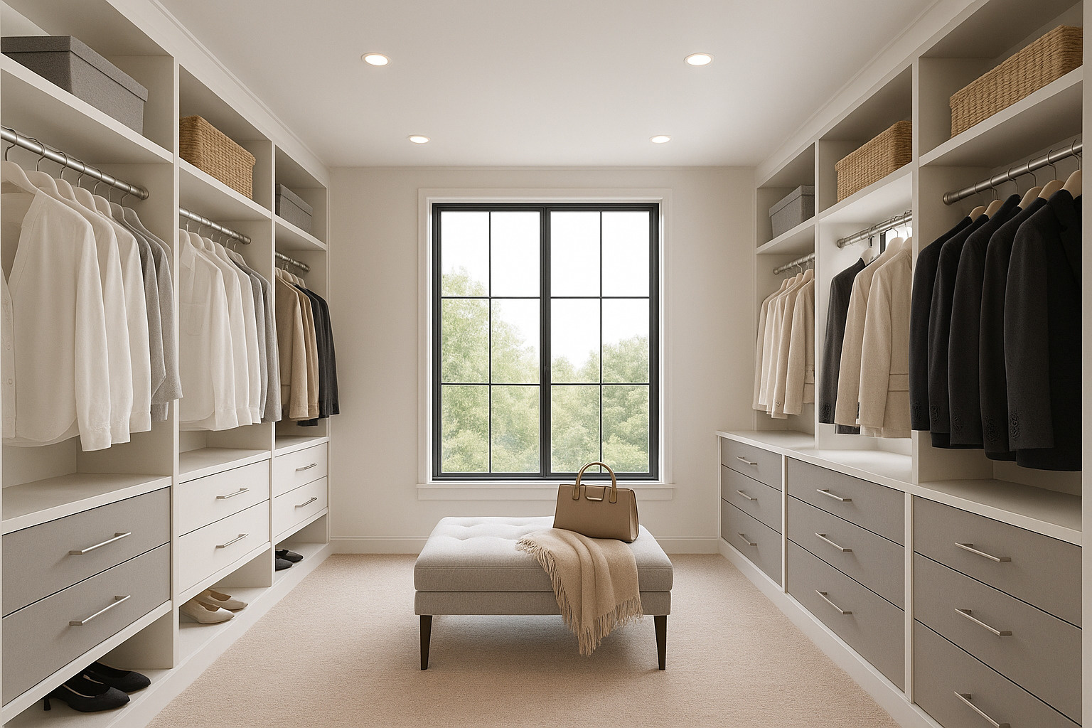 ウォークインクローゼットの最適な広さは？の画像